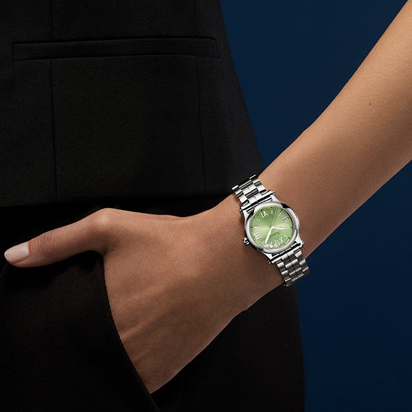 Chopard Happy Sport Green 30mm Bracelet Watch
