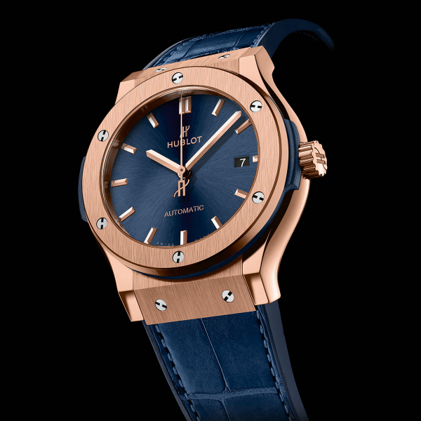 Hublot Classic Fusion King Gold Blue 45mm Watch 511.OX.7180.LR