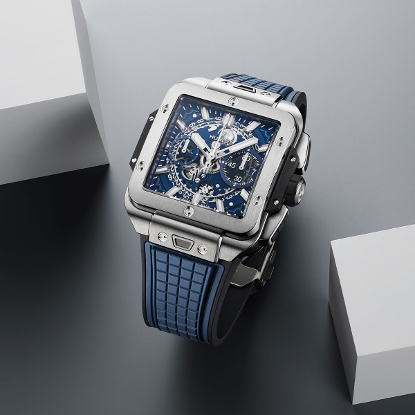Hublot Square Bang Unico Titanium Blue 42mm Watch