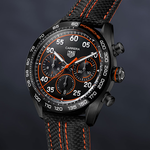 TAG Heuer Carrera X Porsche Orange Racing Watch