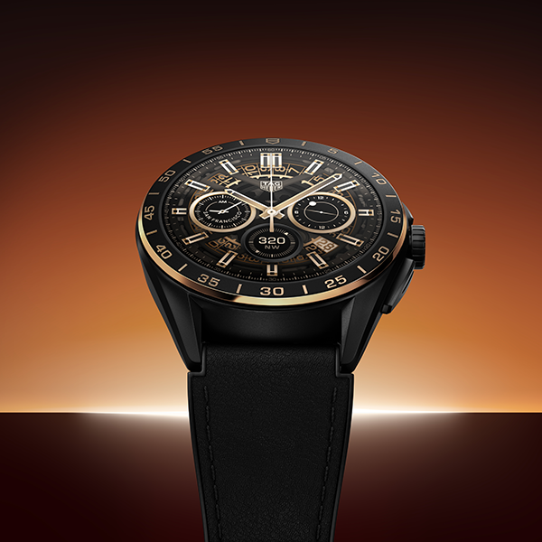 TAG Heuer Connected Calibre E4 Golden Bright Black Edition Watch SBR8A83.BT6302