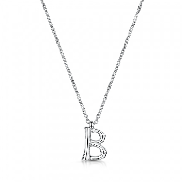 ROX Cane Sterling Silver Letter Pendant available in A - Z