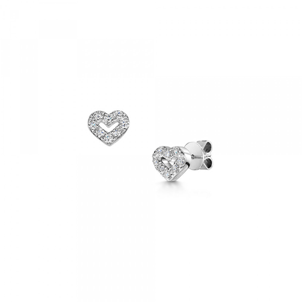 Miss ROX Heart Diamond Earrings 