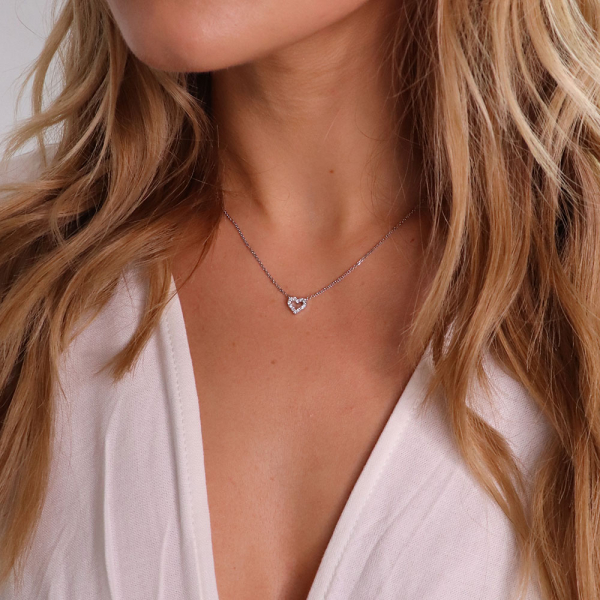 Miss ROX Heart Diamond Necklace 