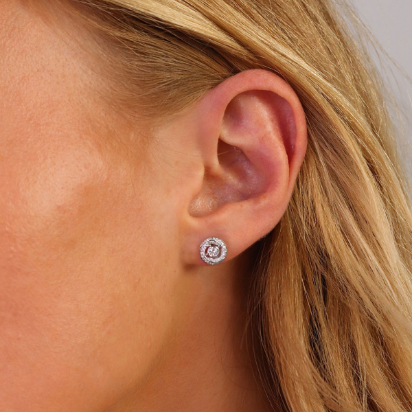 ROX Cosmic Diamond Stud Earrings 