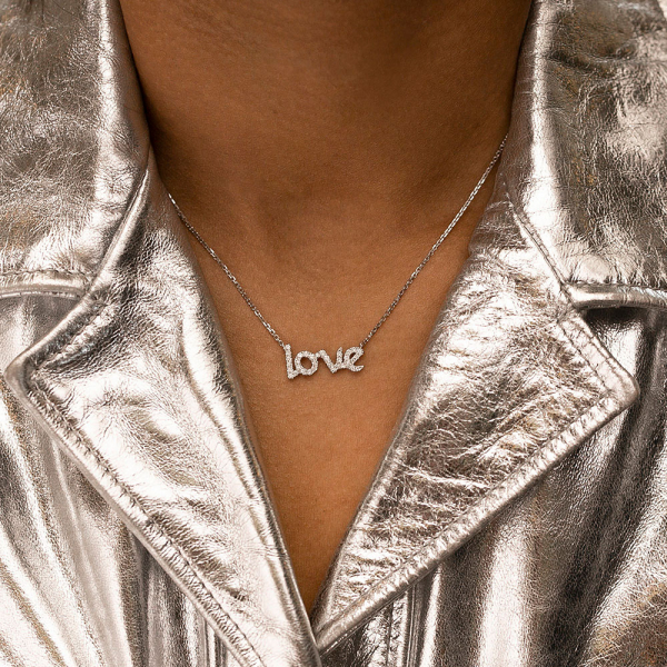 Miss ROX Diamond Love Necklace 