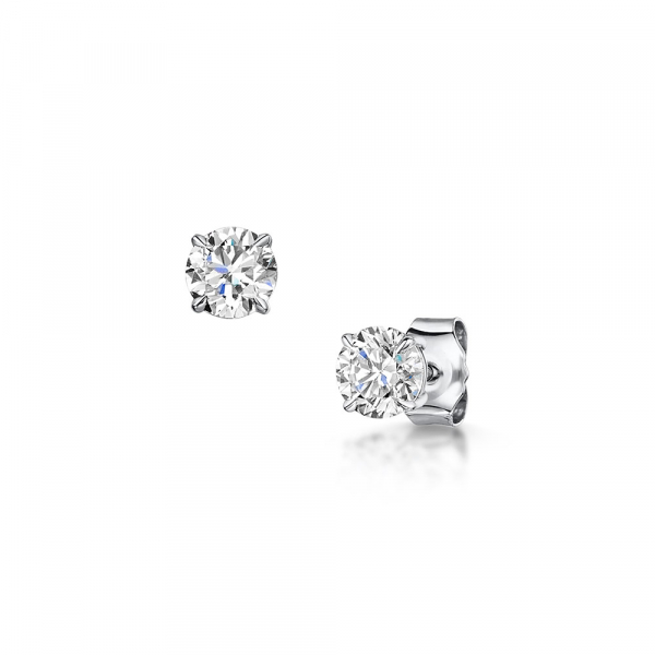 ROX Honour Diamond Earrings in Platinum