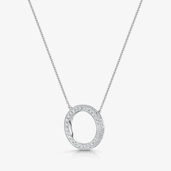 ROX Adore Diamond Circle Necklace