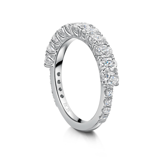 ROX Love Oval Cut Diamond Eternity Ring