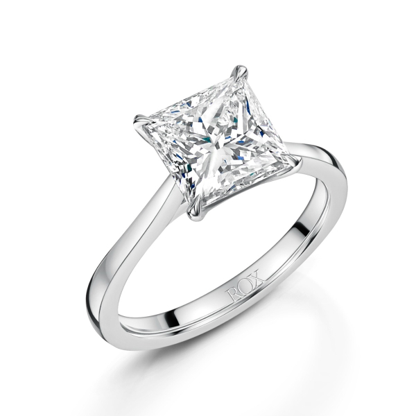 Honour Princess Lab Grown Diamond Ring in Platinum