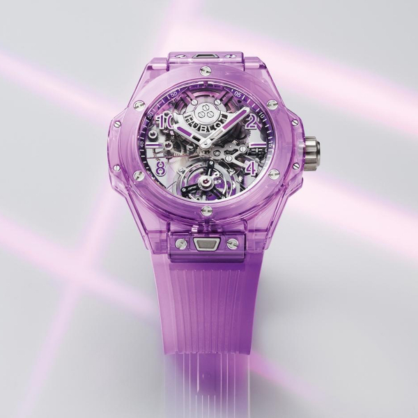 Hublot Big Bang Tourbillon Purple Sapphire 44m Watch  429.JM.0120.RT