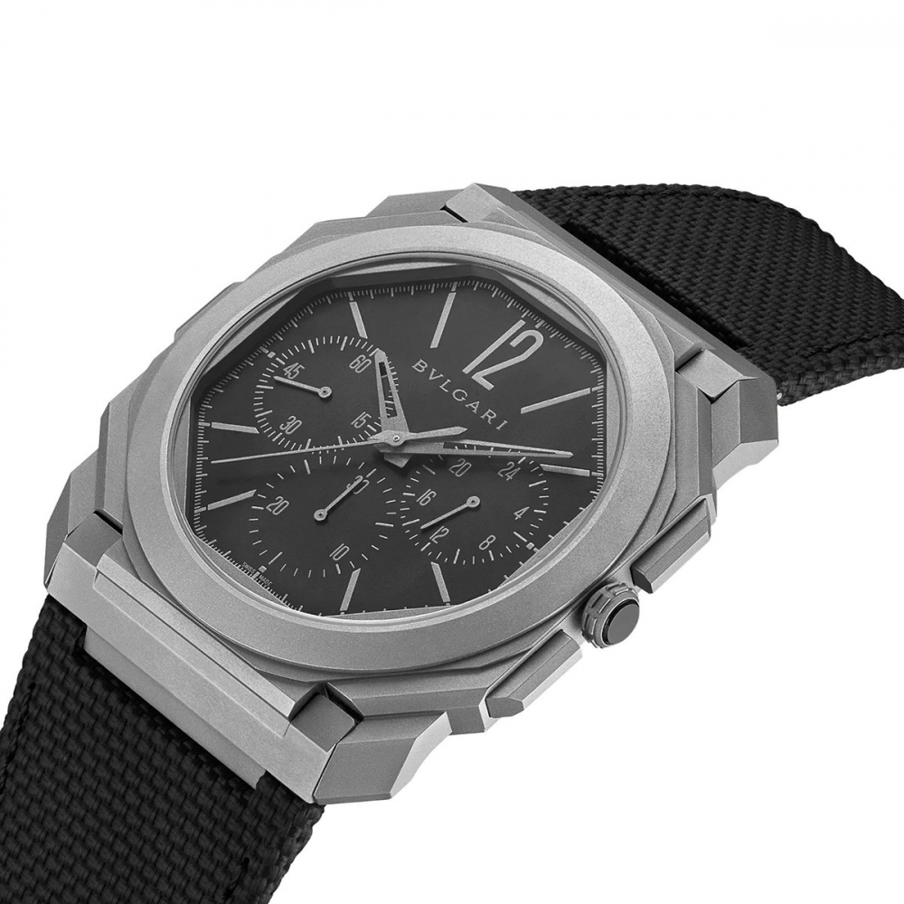Bulgari Octo Finissimo Chronograph GMT 42mm Watch 103371