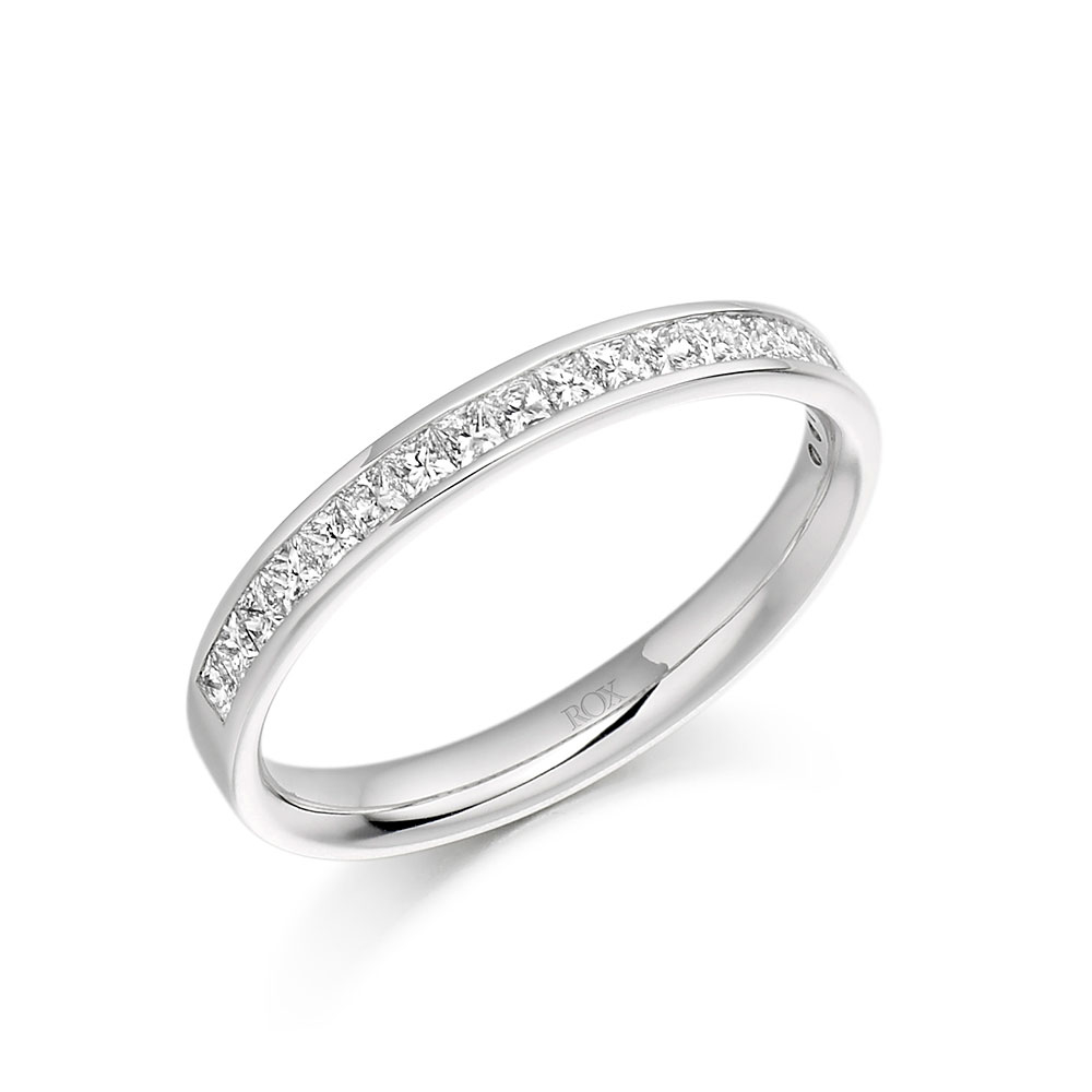 Princess Cut Diamond Eternity Ring 0.50ct