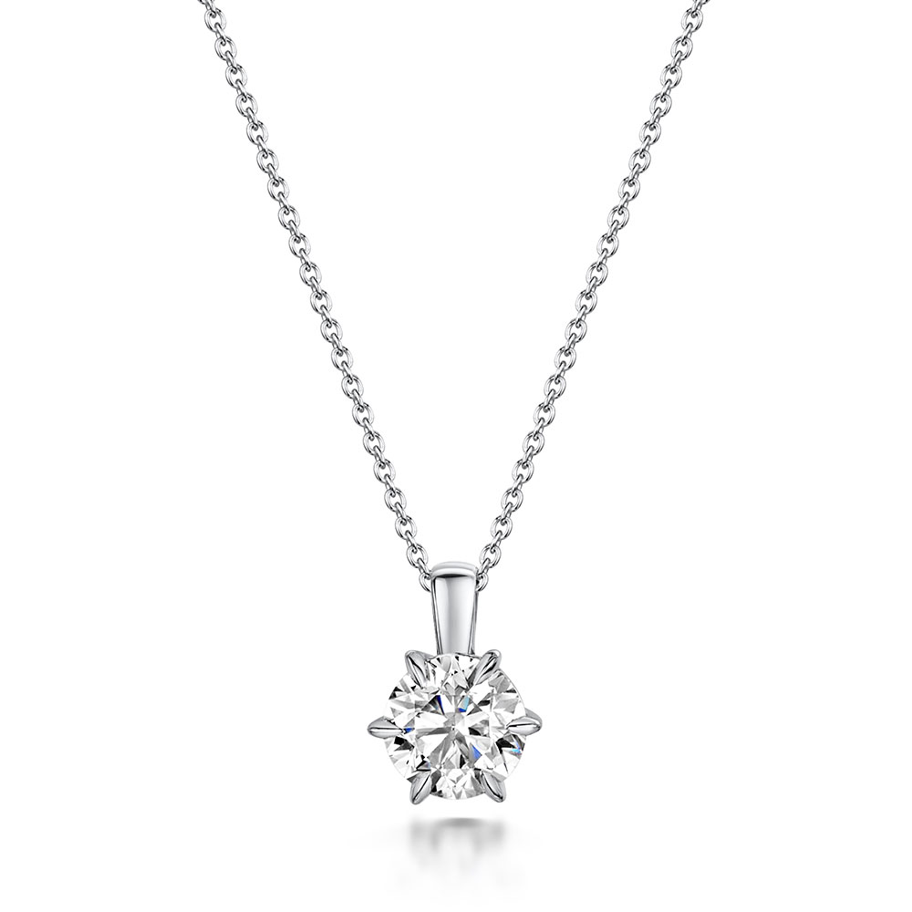 Honour Diamond Necklace in Platinum